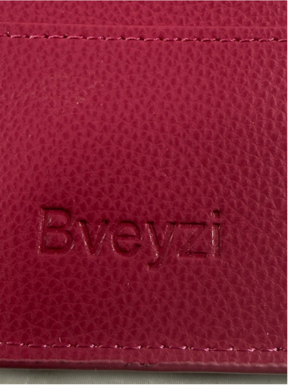 Bveyzi Leather Wallet Fuchsia RFID BLOCKING NEW - Picture 3 of 16